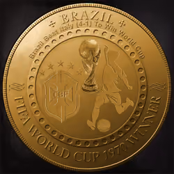 CoineryNft #9 - FIFA World Cup 1970 NFT Coin