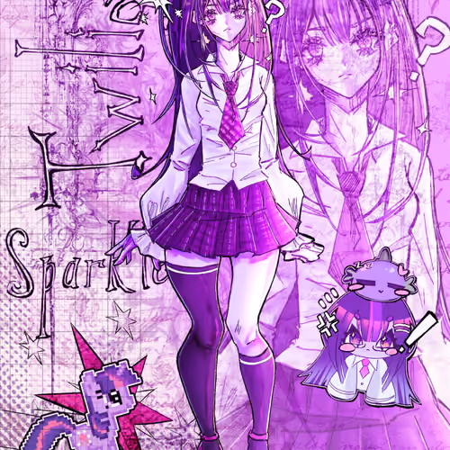 Twilight Sparkle MLP Graphic Fanart