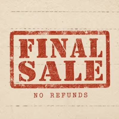 NO REFUNDS ARCHIVE