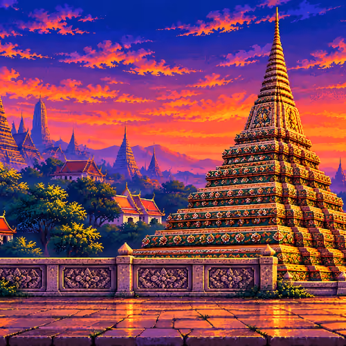 the golden hour of serenity