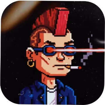 Pixel laser punk