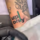 1/1 up only 1st tattoo