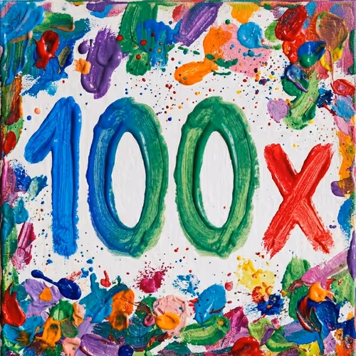 100X