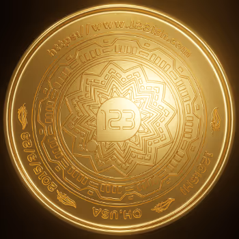 Pre-Collection Archive of 123ish 3D Gold Coin Arts