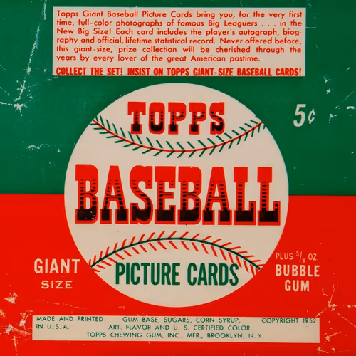 1952 Topps Baseball Cards - old