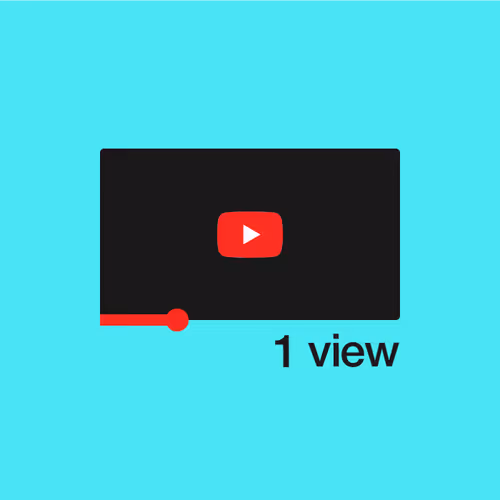 1st Youtube view - Restored snapshot