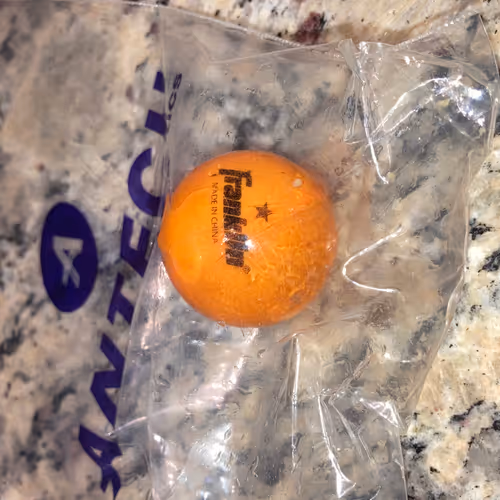$2000 PING-PONG BALL (PHYSICAL ITEM + NFT)