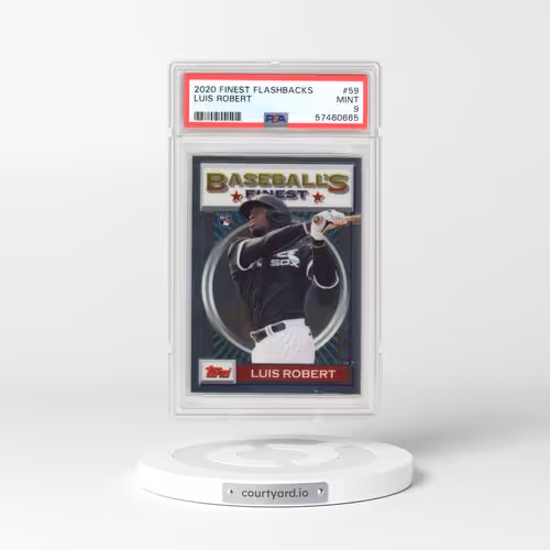 2020 Topps Finest Flashbacks #59 Luis Robert (PSA 9 MINT)