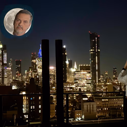 2025-09-18 Frank & Jeff at 55 5th Ave after Irish-Italian Immigration lecture at NYU Ireland House.