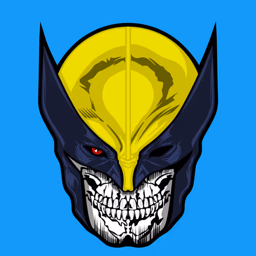 #30 MASKED SKULL HEROES YELLOW