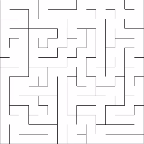 2D Generated Random Mazes