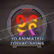 3D Animated Zodiac Signs