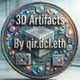 3D Artifacts by qir.dcl.eth