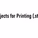 3D Objects for Printing (.stl) - old