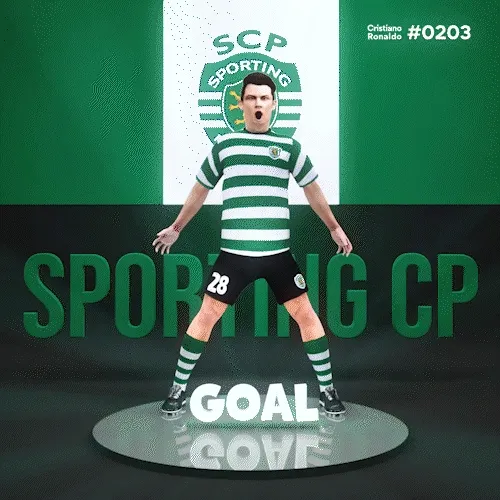 3D Football Player Cristiano Ronaldo