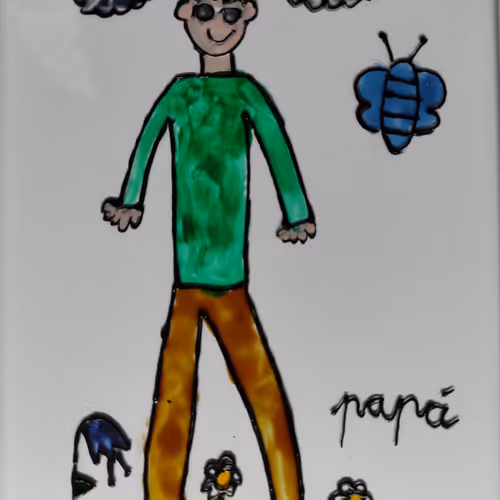 6 year old Lucas, present / future NFT artist