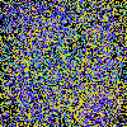 8-bit coloured static