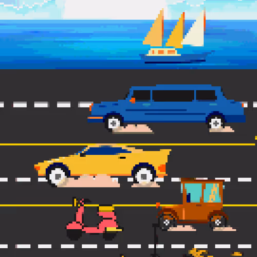 8 bit - Vehicles