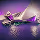 8 legged vivid Amethyst Island