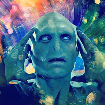 Lord Voldemort have a headache - old