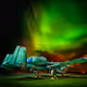 A-10 Thunderbolt II Under The Aurora Borealis In Estonia