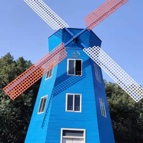 a big windmill