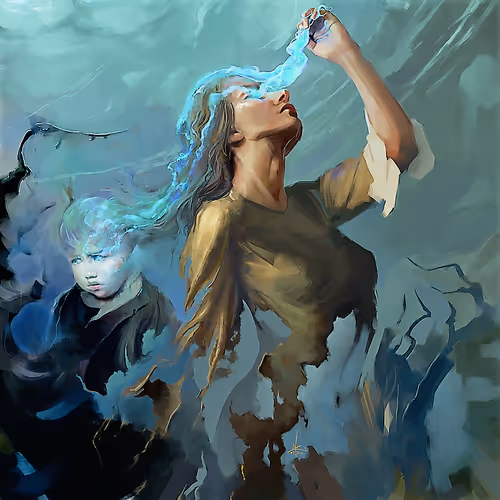 a chest with thoughts