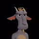 A Goat  with Goatee