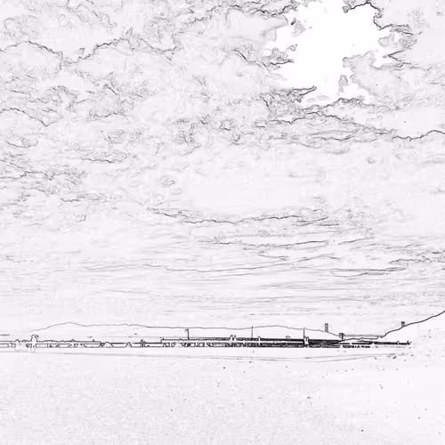 A line of the sea