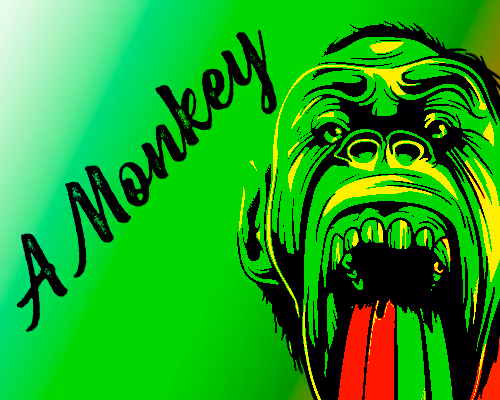 A Monkey - by ZIBA