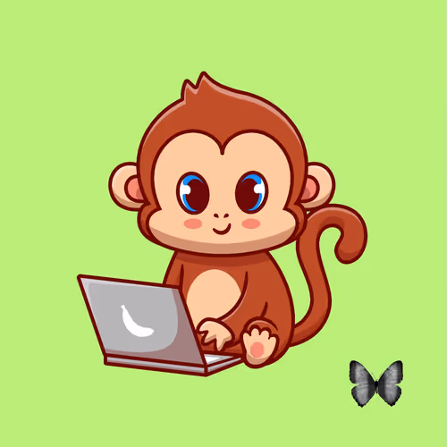 a monkey from outer space