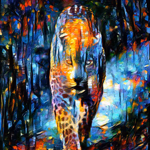 A series of 4 the silent king of Africa