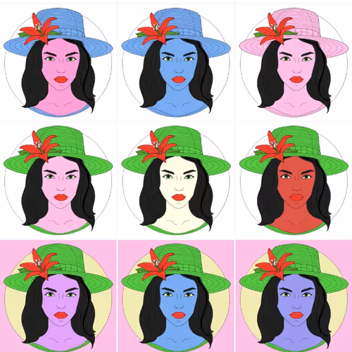 hat girl collection