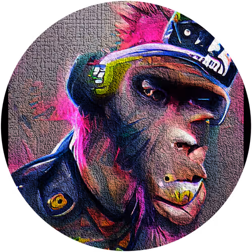 abstract art collection - punk apes