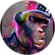 abstract art collection - punk apes
