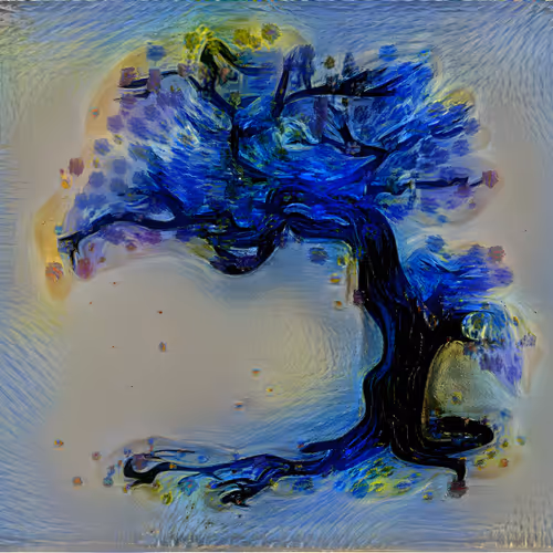 Abstract Chery tree