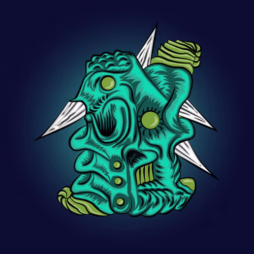 abstract creature character.