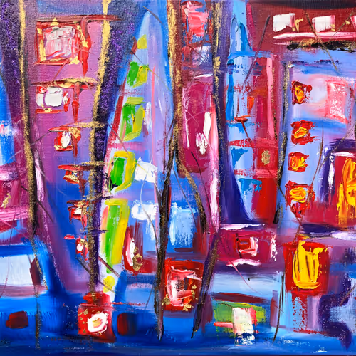 ABSTRACT GEOMETRIC PAINTINGS