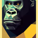 abstract gorilla