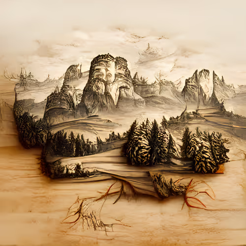 Abstract Landscape Art