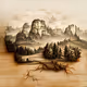 Abstract Landscape Art