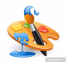 Abstract painter's Palette