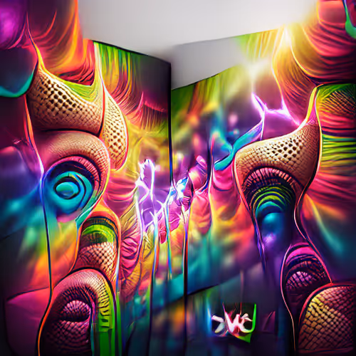 Abstract paintings x AI