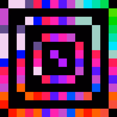 Abstract Pixel Art Collection