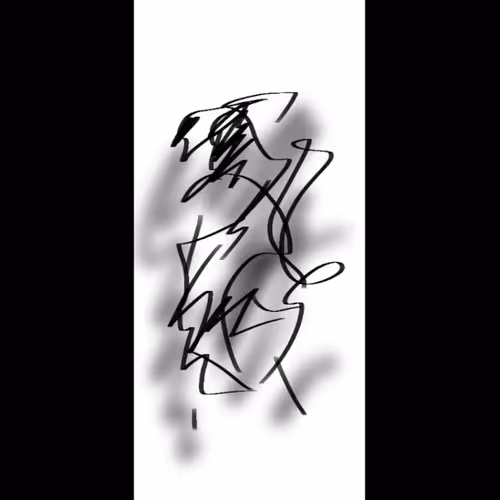 Abstract sketch faces