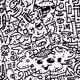 ABSTRACTION DOODLE ART 1 of 1 - old