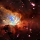Across the space