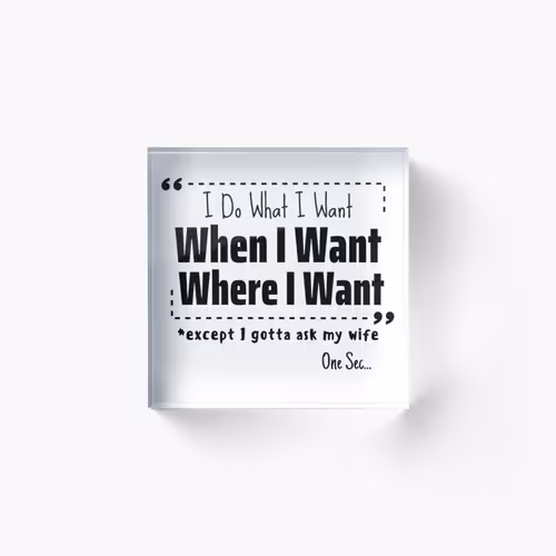 Acrylic Block Art - old