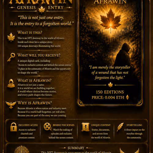 Afrawin Genesis Entry