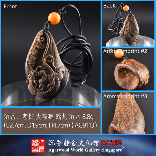 Agarwood Pendant Laos Large Burl 